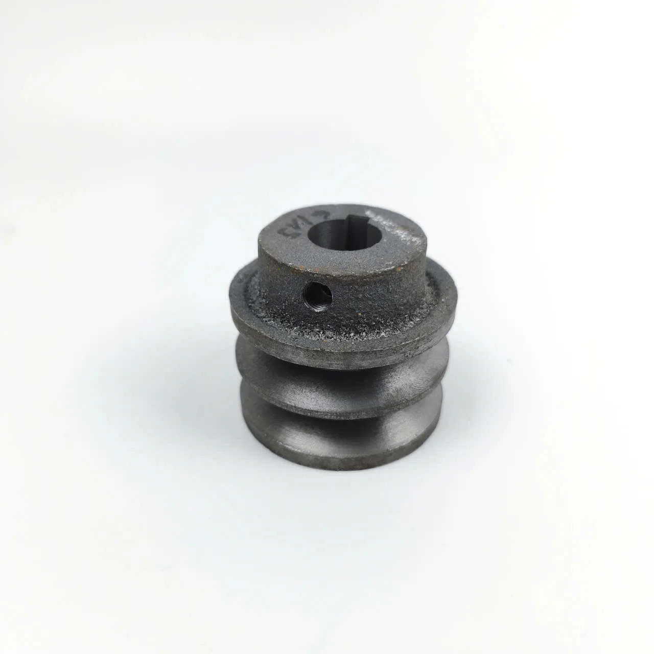 Puly động cơ xăng 2 rãnh bản A đường kính 6cm dùng cho các dòng máy cốt 19mm và 20mm