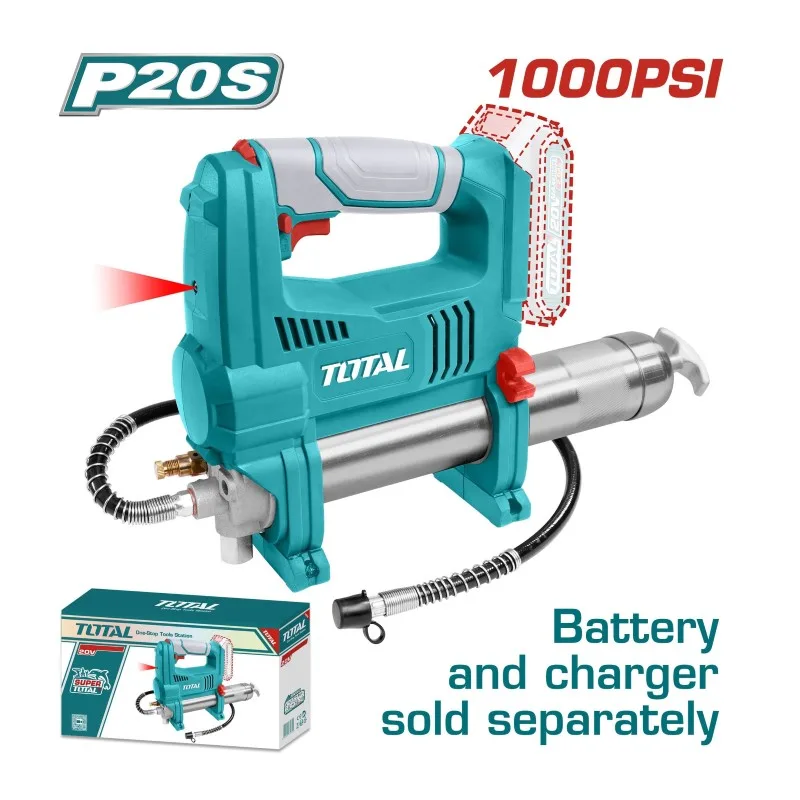 Máy bơm mỡ dùng Pin Lithium 20V  TOTAL - TGGLI2010