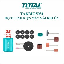 Bộ 32 linh kiện máy mài khuôn TOTAL TAKMG5031