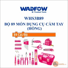 Bộ 89 món dụng cụ cầm tay (hồng) WADFOW - WHS3B89
