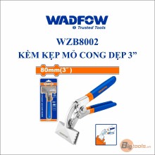 Kềm kẹp mỏ cong dẹp 3" WADFOW - WZB8002