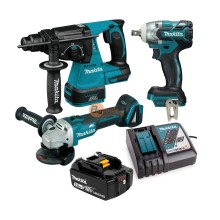 Bộ Sản Phẩm(Dhr242+Dtw285+Dga404)(18V) MAKITA DLX3131JX1