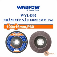 Nhám xếp nâu 100x16mm, P60 WADFOW - WYL4302