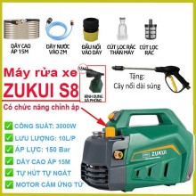 Máy xịt rửa xe chỉnh áp ZUKUI S8