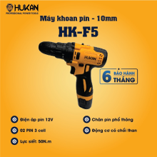 Máy khoan Pin 10mm HUKAN HK-F5