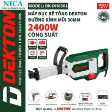 Máy đục bê tông DEKTON DK-6501