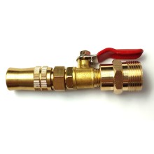 Bộ béc rửa máy lạnh thẳng (Thau lớn 5cm-Có chỉnh)