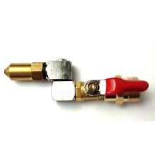 Bộ béc rửa máy lạnh xoay 360 độ (Thau 3.5cm)