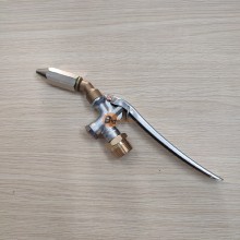 Bộ tay bóp xịt rửa máy lạnh cong (Chân 22mm - Inox 5cm)