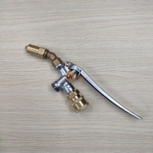 Bộ tay bóp xịt rửa máy lạnh cong (Chân nối nhanh - Thau 3.5cm)