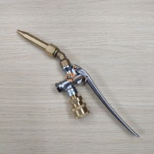 Bộ tay bóp xịt rửa máy lạnh cong (Chân nối nhanh - Thau 7cm)