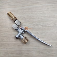 Bộ tay bóp xịt rửa máy lạnh xoay (Chân 22mm - Béc cải tiến thau 5cm)