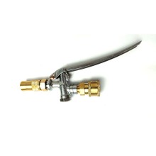 Bộ tay bóp xịt rửa máy lạnh thẳng (Chân nối nhanh - Béc cải tiến thau 5cm)