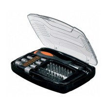 Bộ tay vặn tự động-đầu tiếp-đầu vặn vít 40 chi tiết Black & Decker A7062-XJ