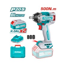 Máy siết buloong không chổi than dùng Pin Lithium-Ion 20V TOTAL - TIWLI2050