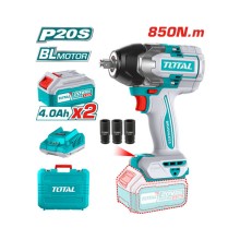 Máy siết buloong không chổi than dùng Pin Lithium-Ion 20V TOTAL - TIWLI2085