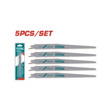 Bộ 5 lưỡi cưa kiếm 225mm cắt gỗ có đinh TOTAL TRSB1111DF