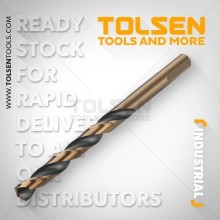 Bộ 10 Mũi Khoan Sắt Hss Vàng Đen 4.5mm Tolsen 75115