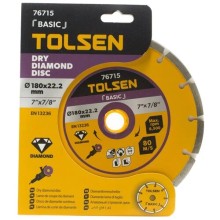 Đĩa Cắt Kim Cương ( Khô ) 180mm Tolsen 76715