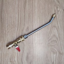 Bộ béc rửa máy lạnh thẳng (Chân 22mm - Cần nối nhanh 15cm - 135 độ)
