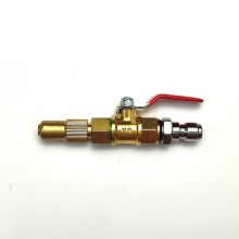 Bộ béc rửa máy lạnh thẳng - nối nhanh 1/4Inch (Béc cá sấu dài sứ)