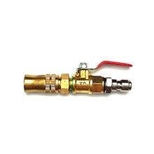 Bộ béc rửa máy lạnh thẳng - nối nhanh 1/4Inch (Thau 5cm cải tiến)