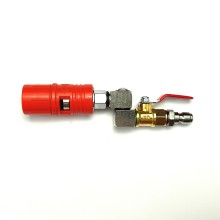 Bộ béc rửa máy lạnh xoay - nối nhanh 1/4Inch (Béc cam TQ)