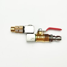 Bộ béc rửa máy lạnh xoay - nối nhanh 1/4Inch (Cá sấu)