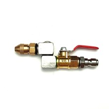 Bộ béc rửa máy lạnh xoay - nối nhanh 1/4Inch (Hỏa tiễn - 2.5cm)