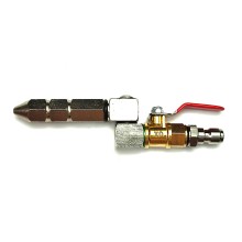 Bộ béc rửa máy lạnh xoay - nối nhanh 1/4Inch (Inox 6.5cm)