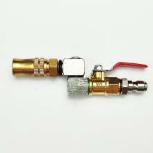 Bộ béc rửa máy lạnh xoay - nối nhanh 1/4Inch (Thau 5cm cải tiến)