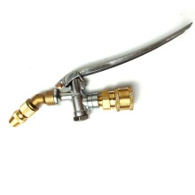 Bộ tay bóp xịt rửa máy lạnh cong (Chân nối nhanh - Béc hỏa tiễn)