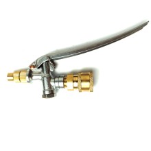 Bộ tay bóp xịt rửa máy lạnh thẳng (Chân nối nhanh - Béc cá sấu)