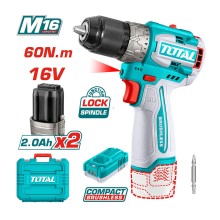 Máy khoan không chổi than dùng pin 16V TOTAL - TDLI16682