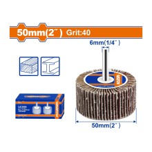 Nhám xếp trụ 50x6mm 40# - WADFOW - WYW5001