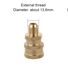 Đầu nối nhanh máy rửa xe (Ren ngoài - 14mm Lồi - 2/8")