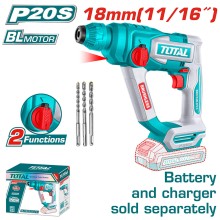 Máy khoan động lực dùng pin Lithium 20V (không kèm pin & sạc) TOTAL - TRHLI20188