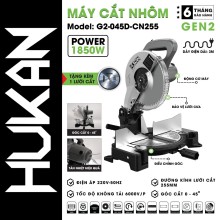 Máy cắt nhôm HUKAN HK-G2-045D CN255 1850W-220V