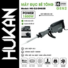 Máy đục bê tông 17mm HUKAN HK-G2-DH65B