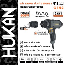 Máy Khoan Điện HUKAN - G2-KVT600Q