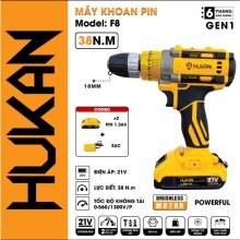 Máy Khoan Pin 10Mm HUKAN - F8