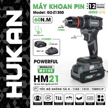 Máy Khoan Pin 13Mm (Gen2 Lux) HUKAN - G2-Z1300