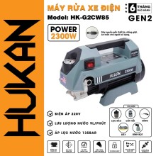 Máy Rửa Xe Điện - Bản Nâng Cấp HUKAN - HK-G2CW85