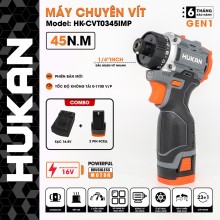 Máy Siết Vít Dùng Pin HUKAN - HK-CTV0345MCL