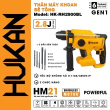 Thân Máy Khoan Bê Tông 3 Chức Năng HUKAN - BODY HK-RH2900BL