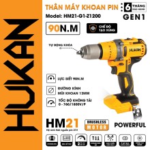 Thân máy Khoan Pin 13Mm HUKAN - Z1200