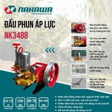 Đầu phun áp lực NAKAWA NK3488