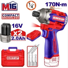 Bộ máy siết vít pin 16.8V  EMTOP - ECIRL16178