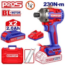 Bộ máy siết vít pin  EMTOP - ECIRL2023