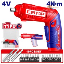 Bộ máy siết vít TYPE- C  EMTOP - ECSR0408